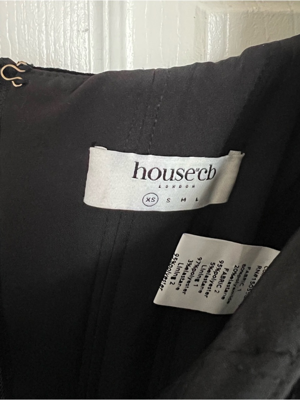 House of CB Gracie Black Velvet Puff Sleeve Corset - Picture 3 of 9
